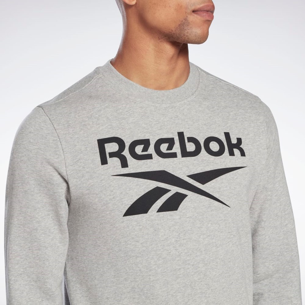 Reebok Reebok Identity Big Logo Crew Grå Sort | TDV264578