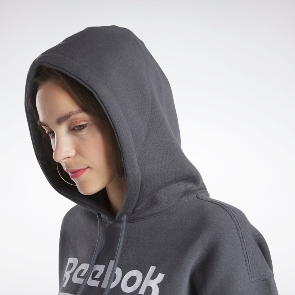 Reebok Reebok Identity Logo Fleece Pullover Hoodie Grå | ASK930784