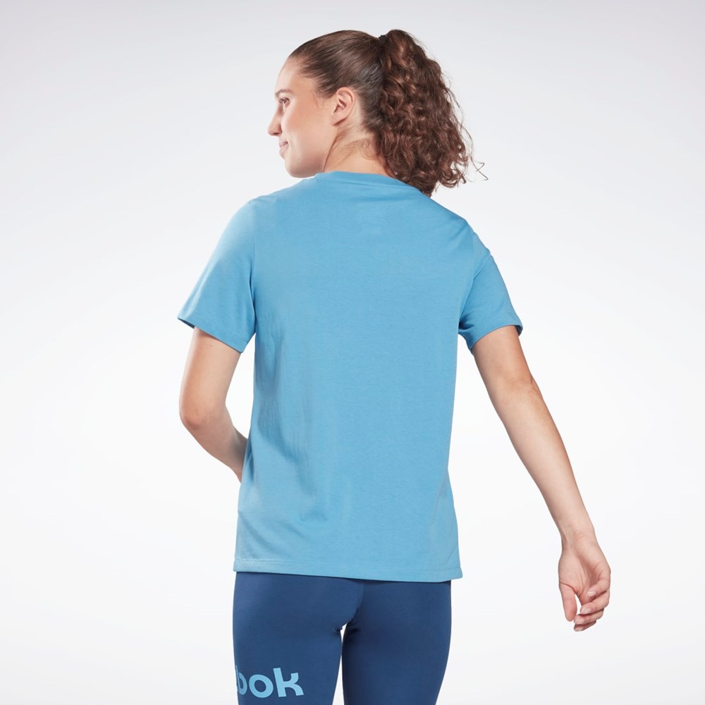 Reebok Reebok Identity T-Shirt Blå | MVL917652