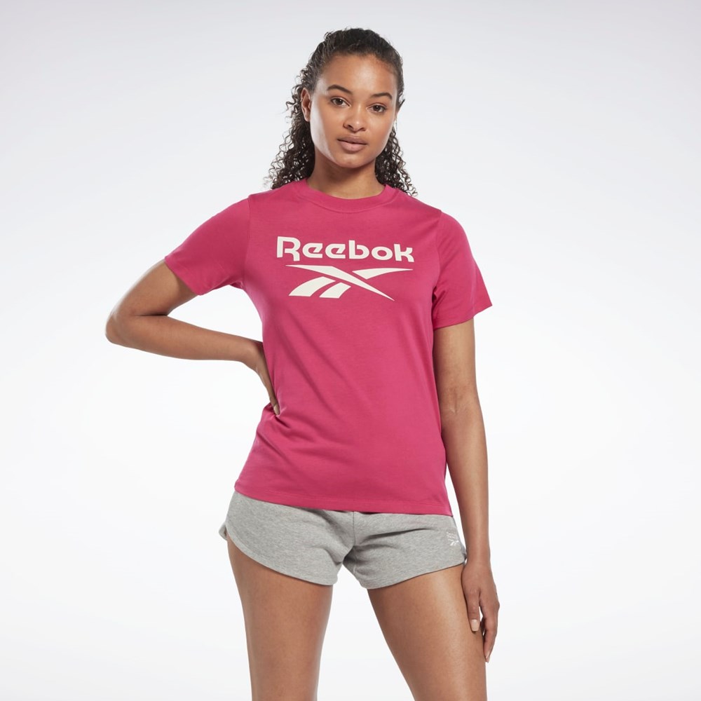 Reebok Reebok Identity T-Shirt Lyserød | FJM241603