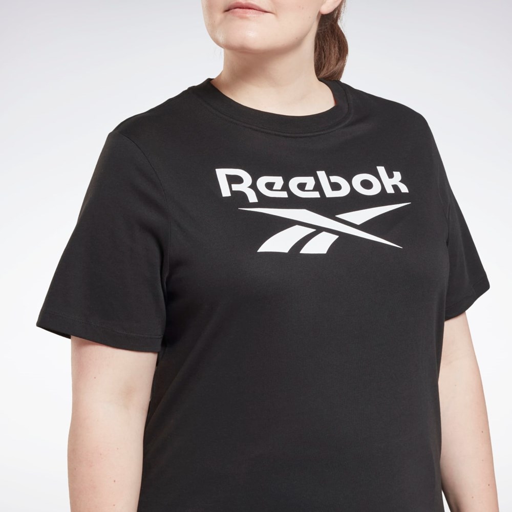 Reebok Reebok Identity T-Shirt (Plus Size) Sort | TVM015327