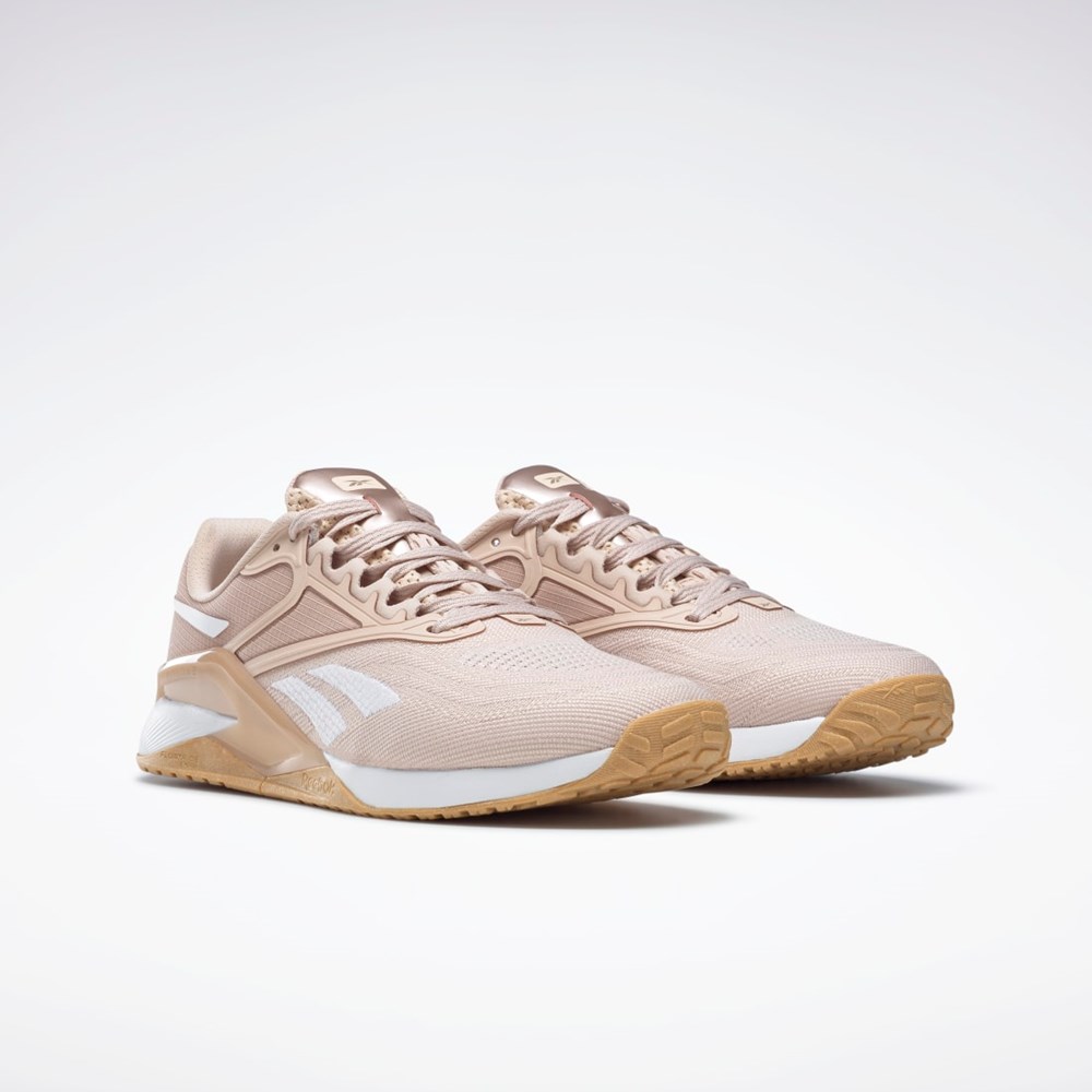 Reebok Reebok Nano X2 Trænings Shoes Hvide Lyserød Guld | BIU805649