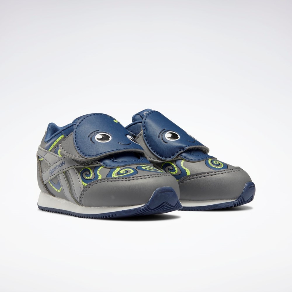 Reebok Royal Classic Jogger 2 Shoes - Toddler Grå Blå Gul | KOA514026