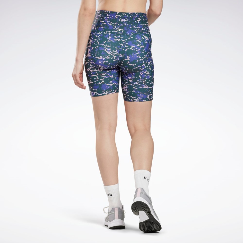 Reebok Speckle Modern Safari Legging Shorts Grøn | RZP672943