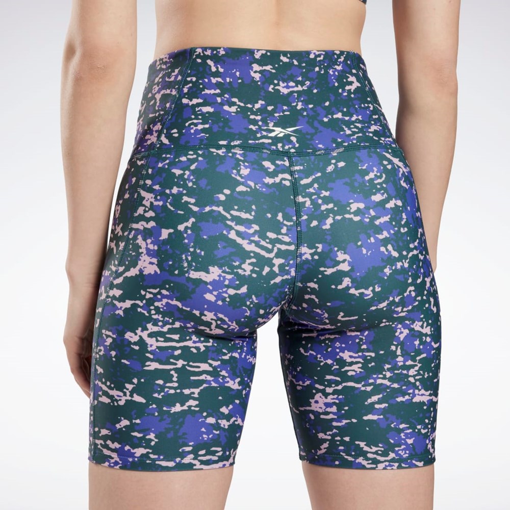 Reebok Speckle Modern Safari Legging Shorts Grøn | RZP672943