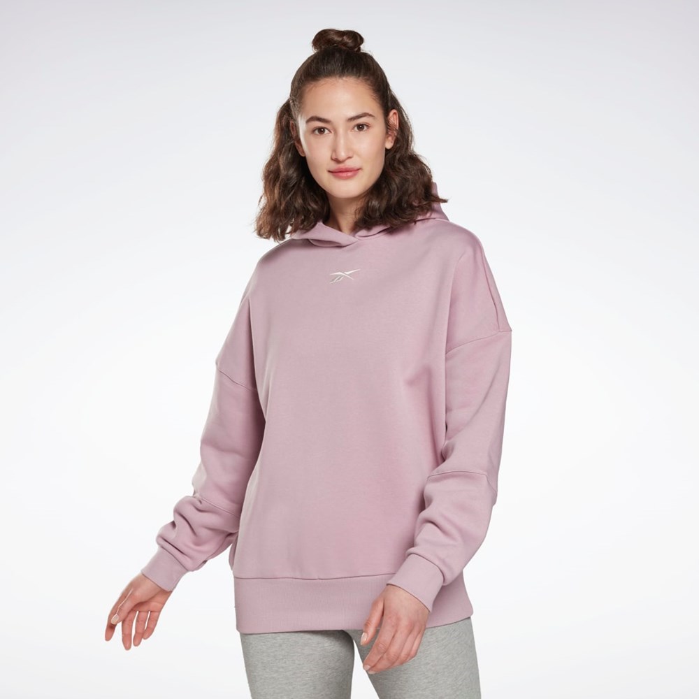 Reebok Studio Recycled Oversize Hoodie Infused Lilac | THZ859604