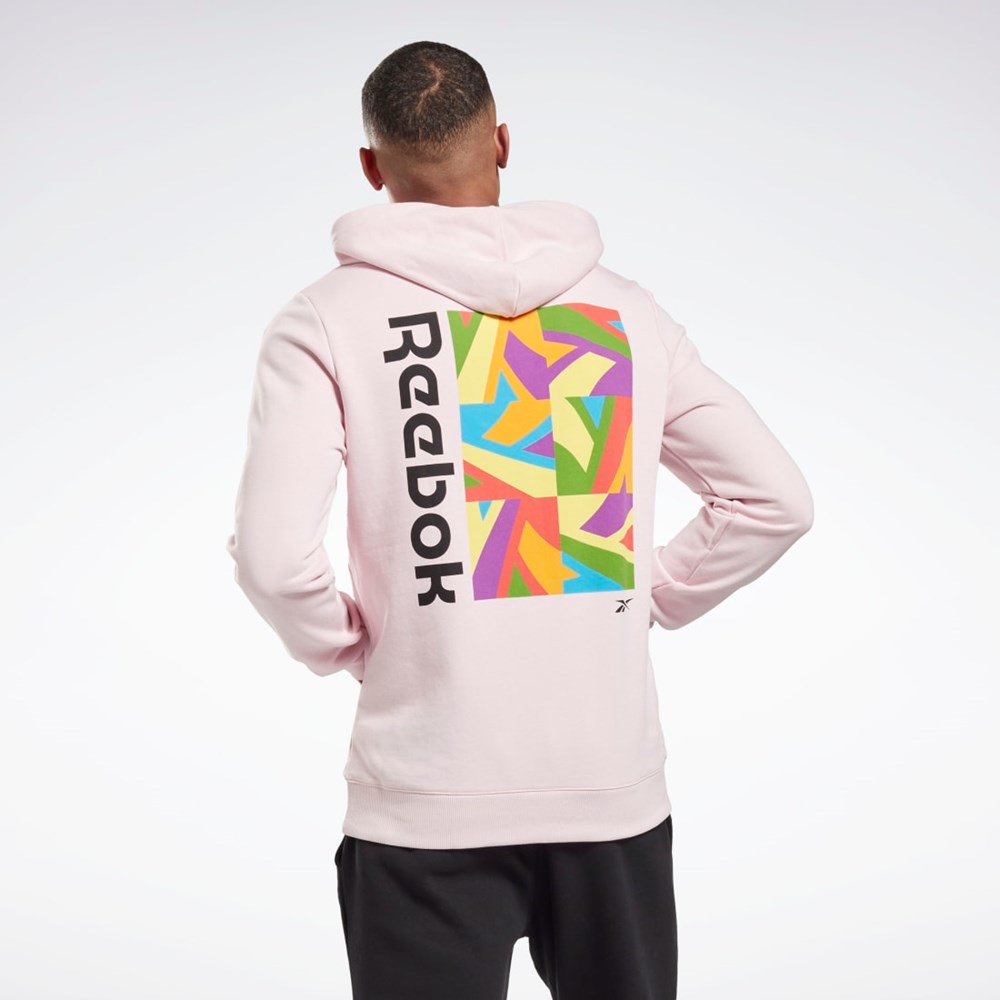 Reebok Tech Stil Pride Grafisk Sweatshirt Frost Berry | OUC264098