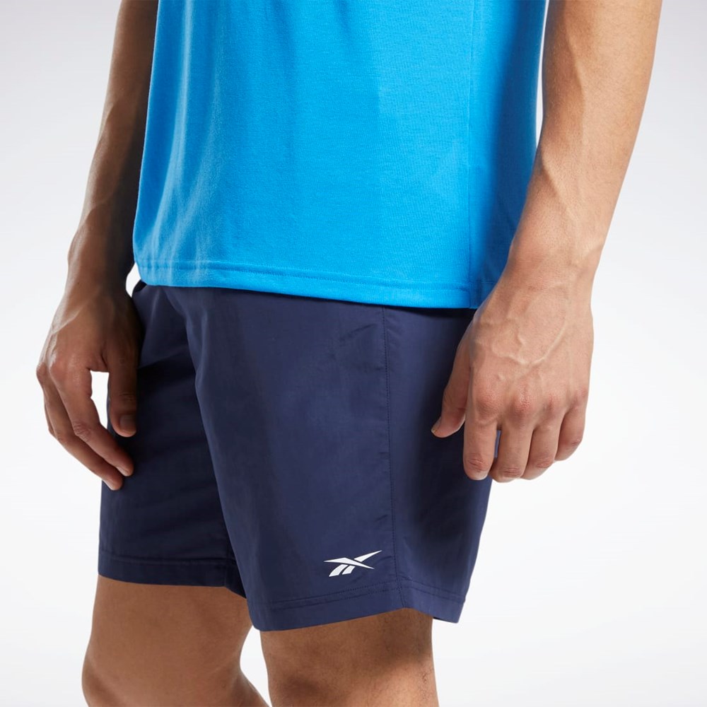 Reebok Trænings Essentials Utility Shorts Mørkeblå | ZCK360412