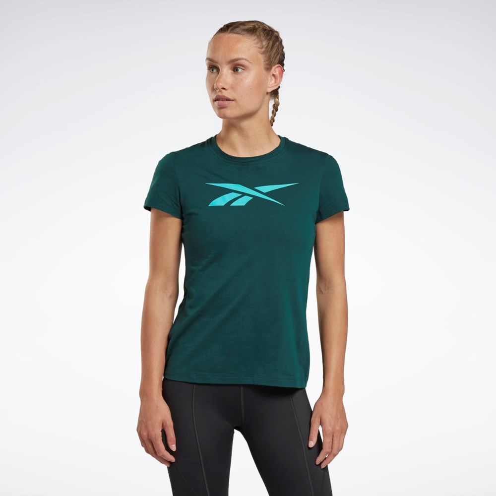 Reebok Trænings Essentials Vector Grafisk Tee Grøn | IPE057362