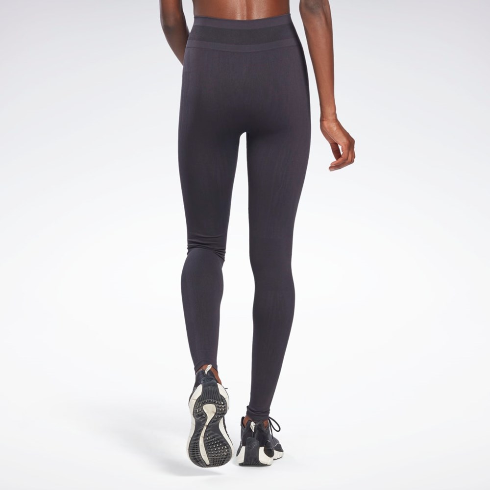 Reebok United By Fitness Myoknit Seamless Leggings Sort | OKL953740