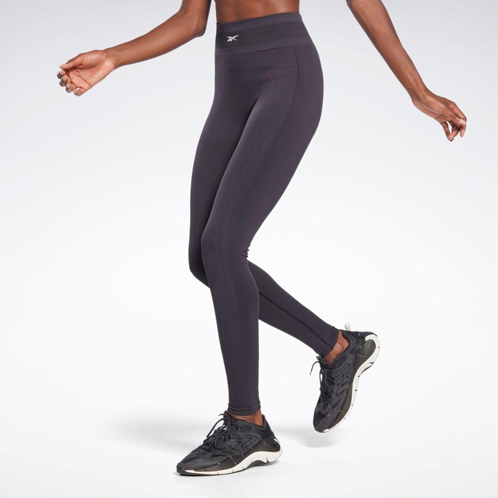 Reebok United By Fitness Myoknit Seamless Leggings Sort | OKL953740