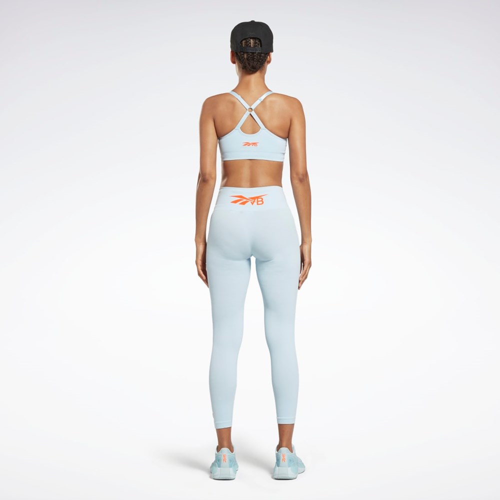 Reebok Victoria Beckham Light-Impact Seamless Bra Blå | EGV509432