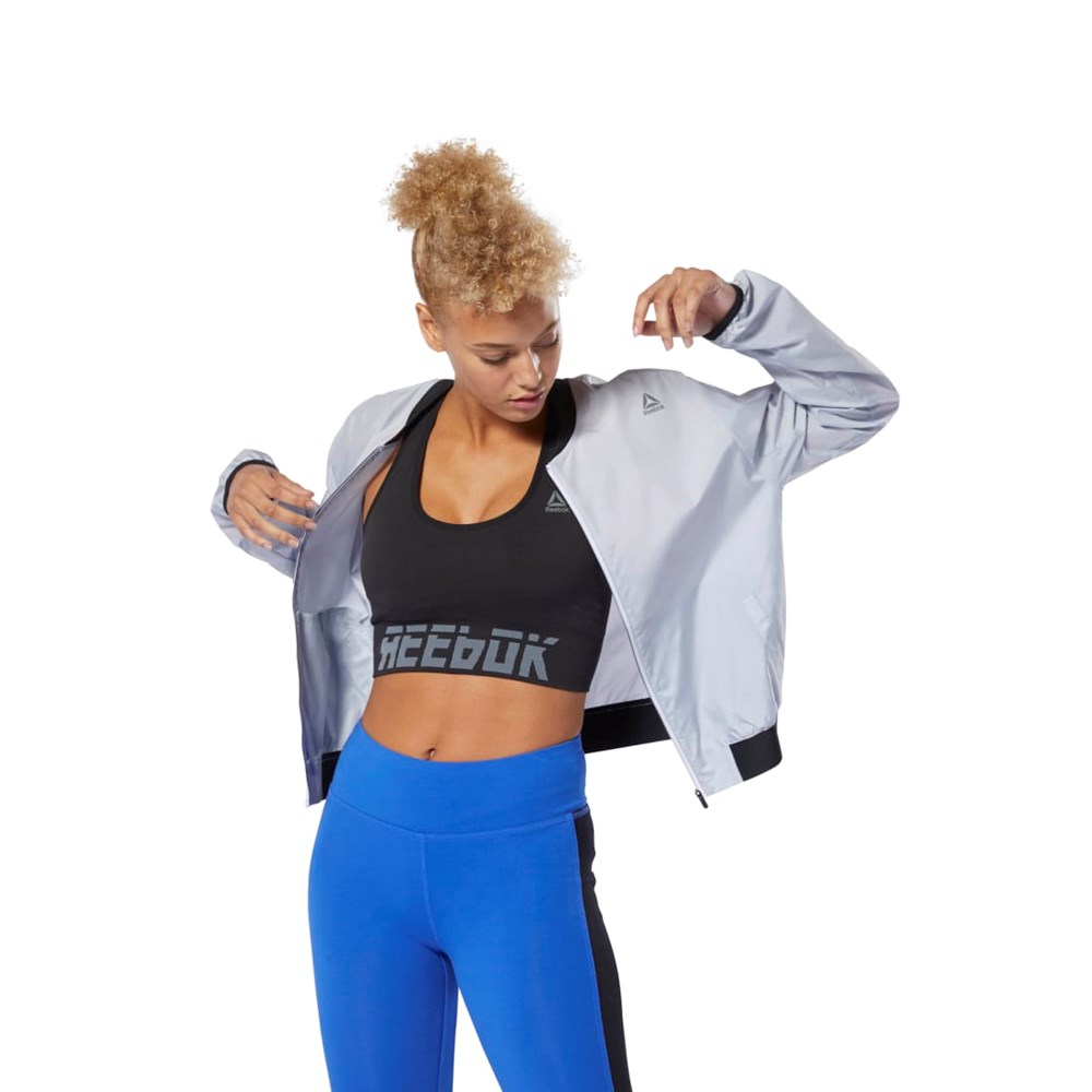 Reebok WOR Meet You There Seamless Polstret Bra Sort | JYQ309287