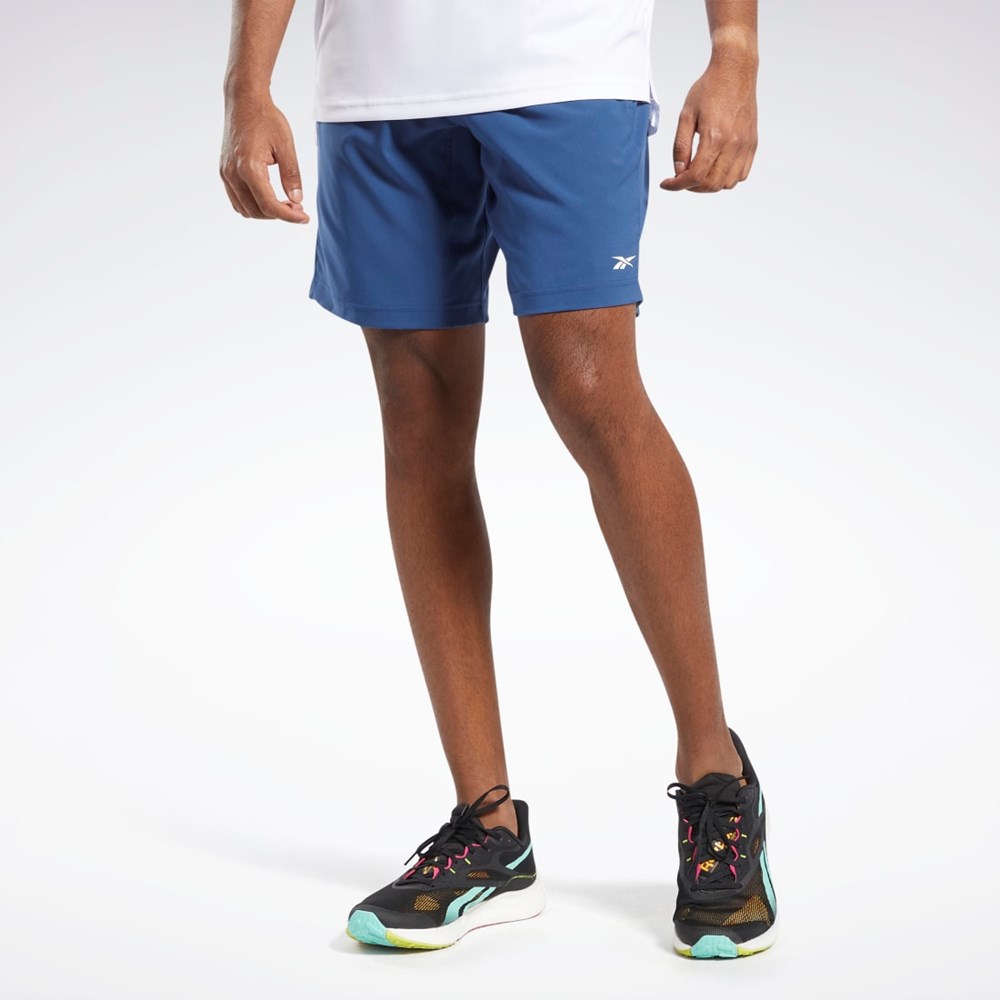 Reebok Workout Ready Shorts Blå | MDW492107