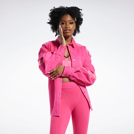 Reebok Cardi B Corduroy Cover-Up Lyserød | NZE631890