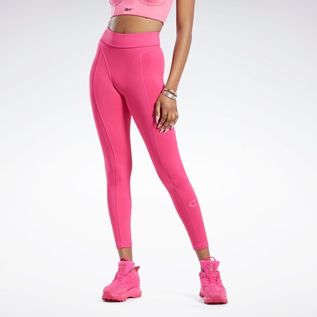 Reebok Cardi B High-Rise Tights Lyserød | STV082961