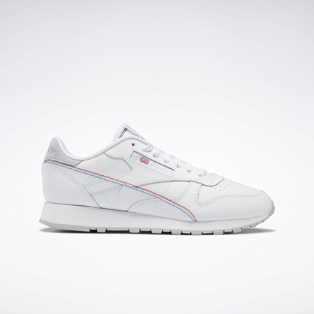 Reebok Classic Leather Make It Yours Shoes Hvide Hvide Blå | DGO840961