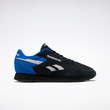 Reebok Classic Leather Make It Yours Shoes Sort Grå Blå | INR972104