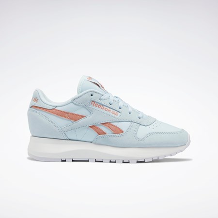 Reebok Classic Leather SP Shoes Blå Blå Koral | QLF375049