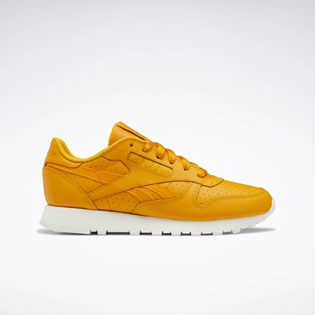 Reebok Classic Leather Shoes Bright Ochre / Bright Ochre / Chalk | SRP297140