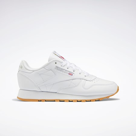 Reebok Classic Leather Shoes Hvide Grå | FIB286734