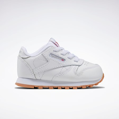 Reebok Classic Leather Shoes - Toddler Hvide Hvide | NLE497108