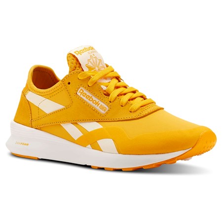 Reebok Classic Nylon Shoes Guld Hvide | YJZ290368