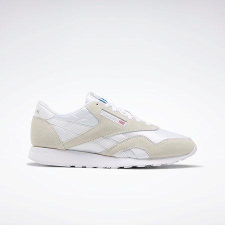 Reebok Classic Nylon Shoes Hvide Hvide Lysegrå | CKY618203