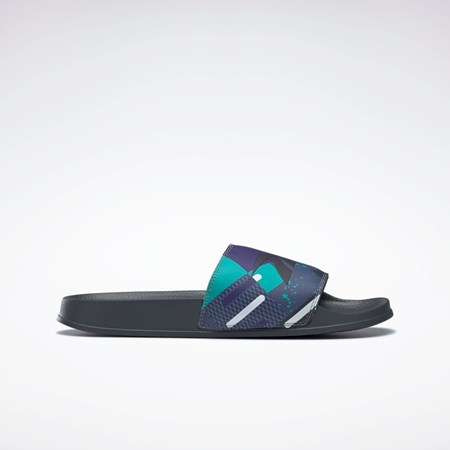 Reebok Classic Slides Sort Grå Grå | YIG296815