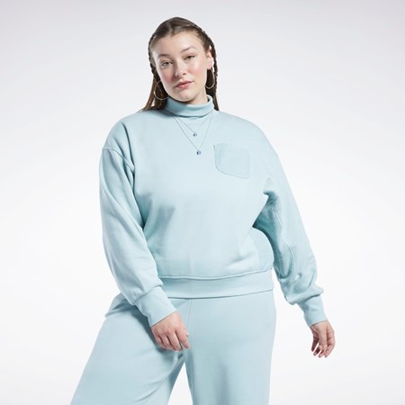 Reebok Classics Bomulds French Terry Sweatshirt (Plus Size) Grå | SPJ560843