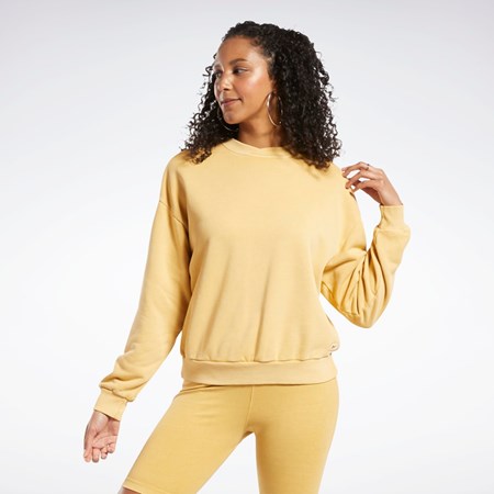 Reebok Classics Natural Dye Sweatshirt Bright Ochre | APB268457