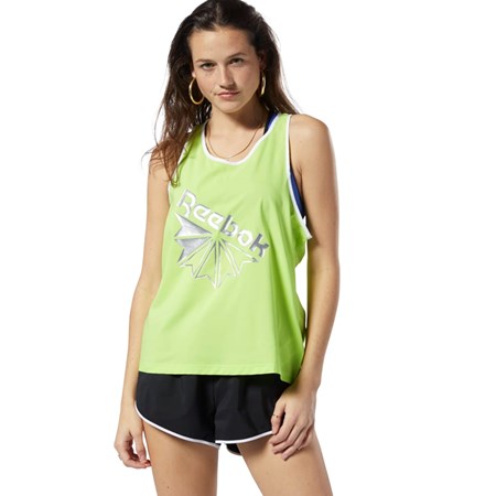 Reebok Classics Tank Top Neon Lime | PZK680932