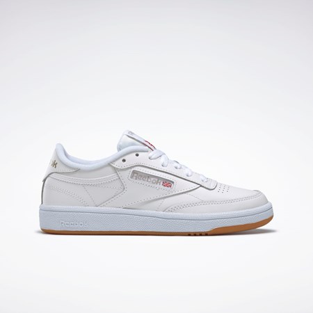 Reebok Club C 85 Shoes Hvide Lysegrå | UXR891436