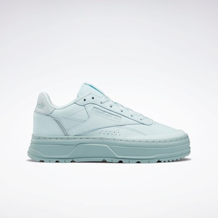 Reebok Club C Double GEO Shoes Blå Blå Grå | HXC684372