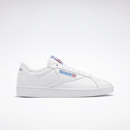 Reebok Club C Grounds Shoes Hvide Blå Rød | WNV596374