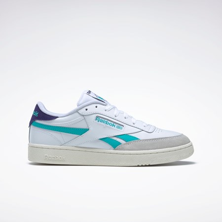 Reebok Club C Revenge Shoes Hvide Lilla | HJX462789