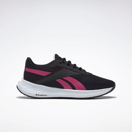 Reebok Energen Plus Løbe Shoes Sort Hvide Lyserød | DOM726593