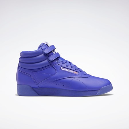 Reebok Freestyle Hi Shoes Lilla Lilla Hvide | JFY213465