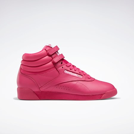 Reebok Freestyle Hi Shoes Lyserød Lyserød Hvide | HPO458306