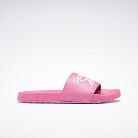 Reebok Fulgere Slides - Preschool Lyserød Lyserød Hvide | RDF095263