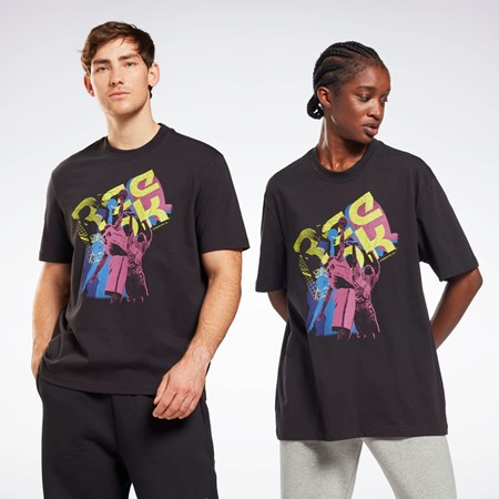 Reebok Grafisk Series T-Shirt Sort | YNH506914