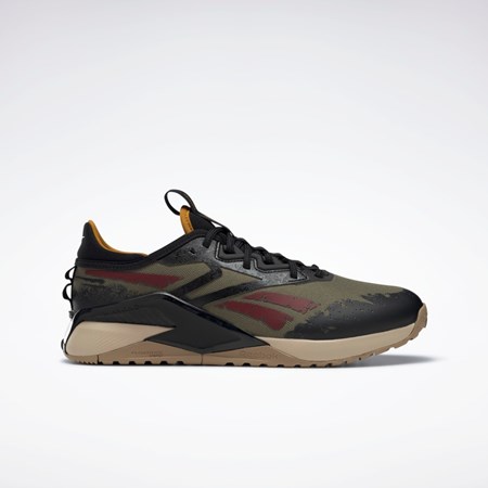 Reebok Jurassic World Nano X2 Adventure Trænings Shoes Olivengrøn Sort Khaki | LZN870149