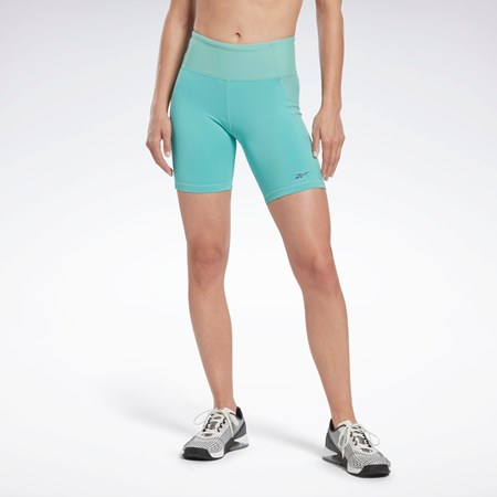 Reebok Les Mills® Ribbet Kort Leggings Semi Classic Teal | VEK538627