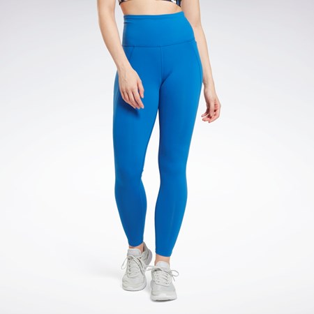 Reebok Lux High-Waisted Tights Blå | UGK278543