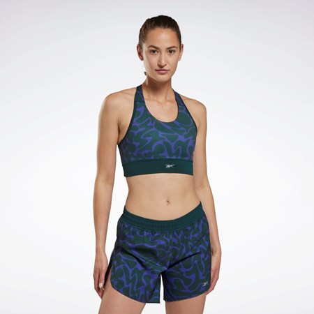 Reebok Løbe Printed Sports Bra Grøn | ONZ506892