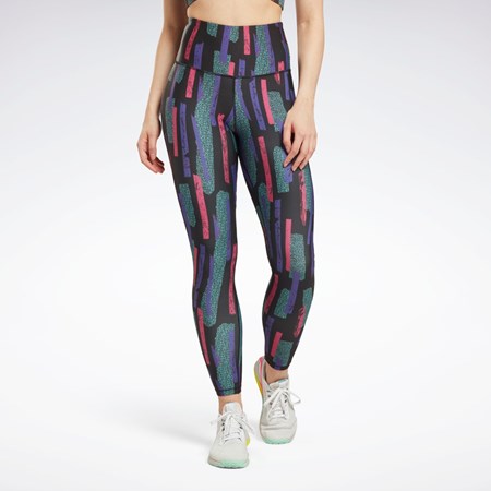 Reebok MYT Allover Print Tights Lyserød | TSD218957