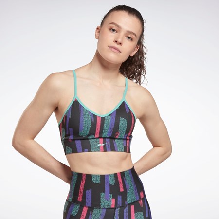 Reebok MYT Printed Bra Lyserød | ITJ720618