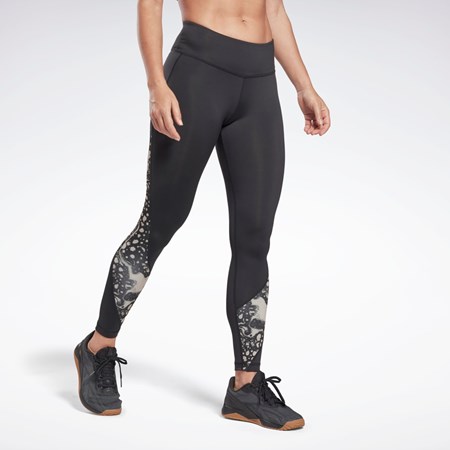 Reebok Modern Safari Leggings Sort | OQX237489