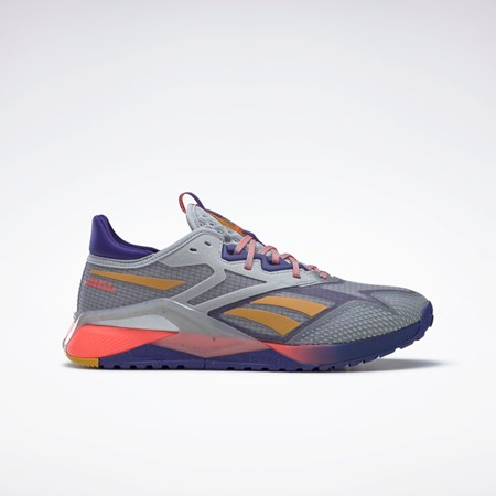 Reebok Nano X2 TR Adventure Trænings Shoes Grå Lilla Orange | AHJ843957