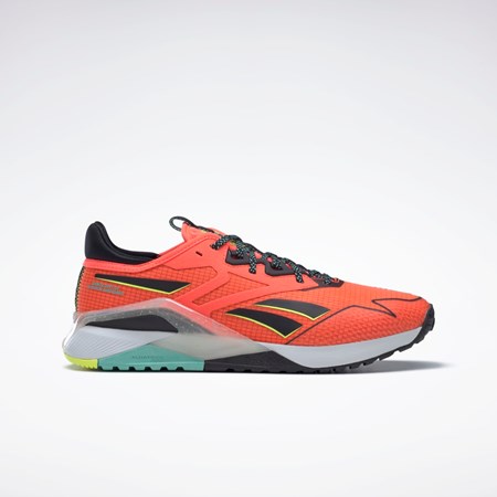 Reebok Nano X2 TR Adventure Trænings Shoes Orange Sort Gul | KWU280619